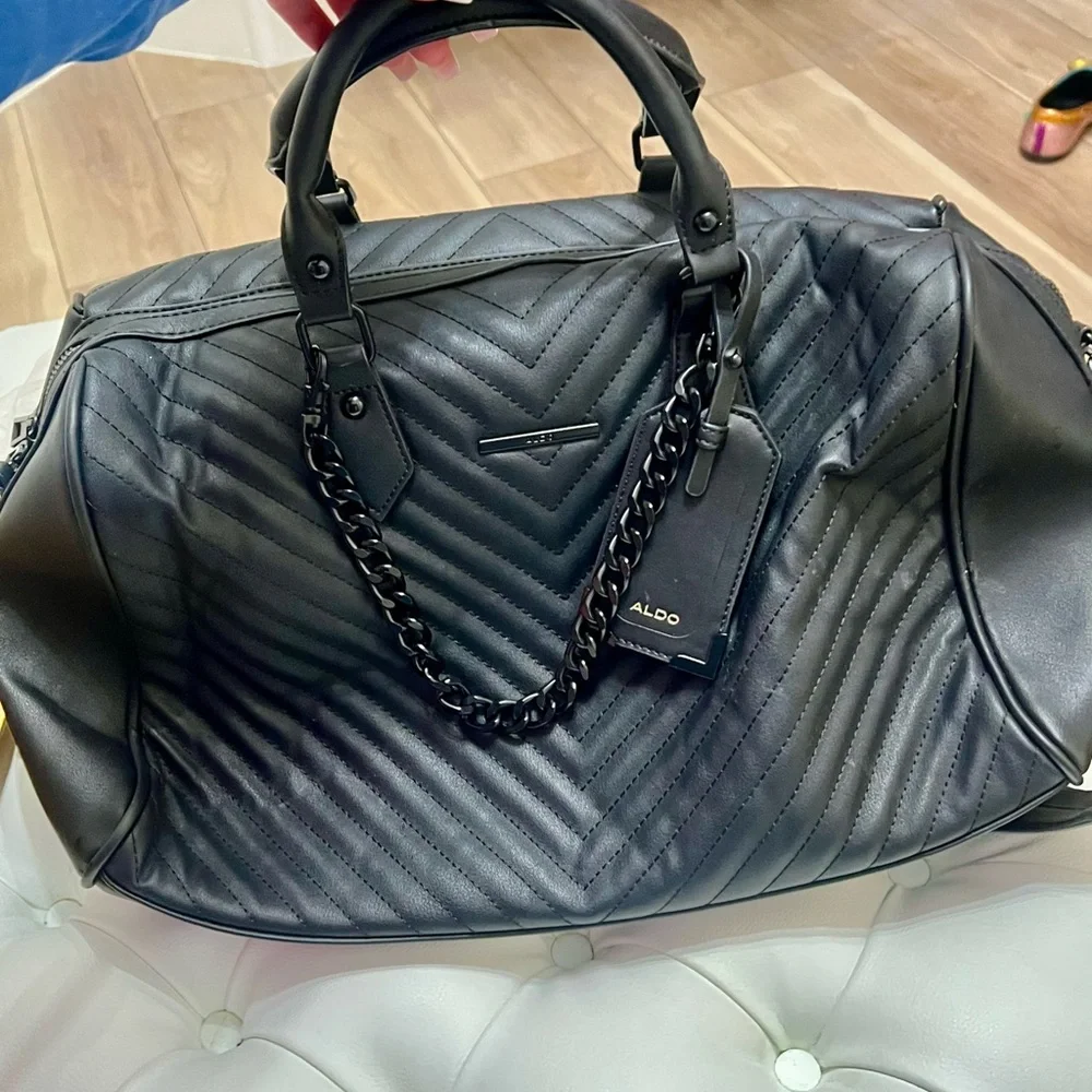 Aldo Black Travel Bag